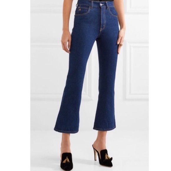 The Attico Denim - Attico NWT Rosa Var 1 High Waist Cropped Jeans